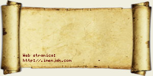 Janko Prokić vizit kartica